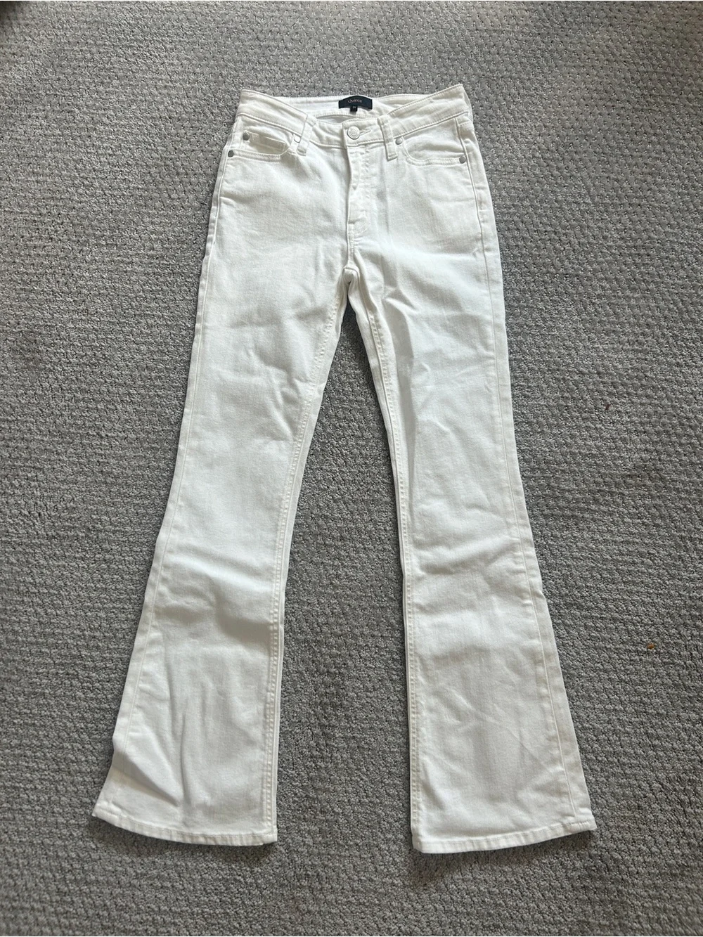 Luna Stretch Flare Jeans Cloud White Size 24